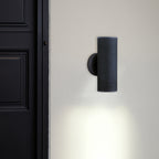 6009-2BK-LED Outdoor & Porch Wall Light - 2 Light Black