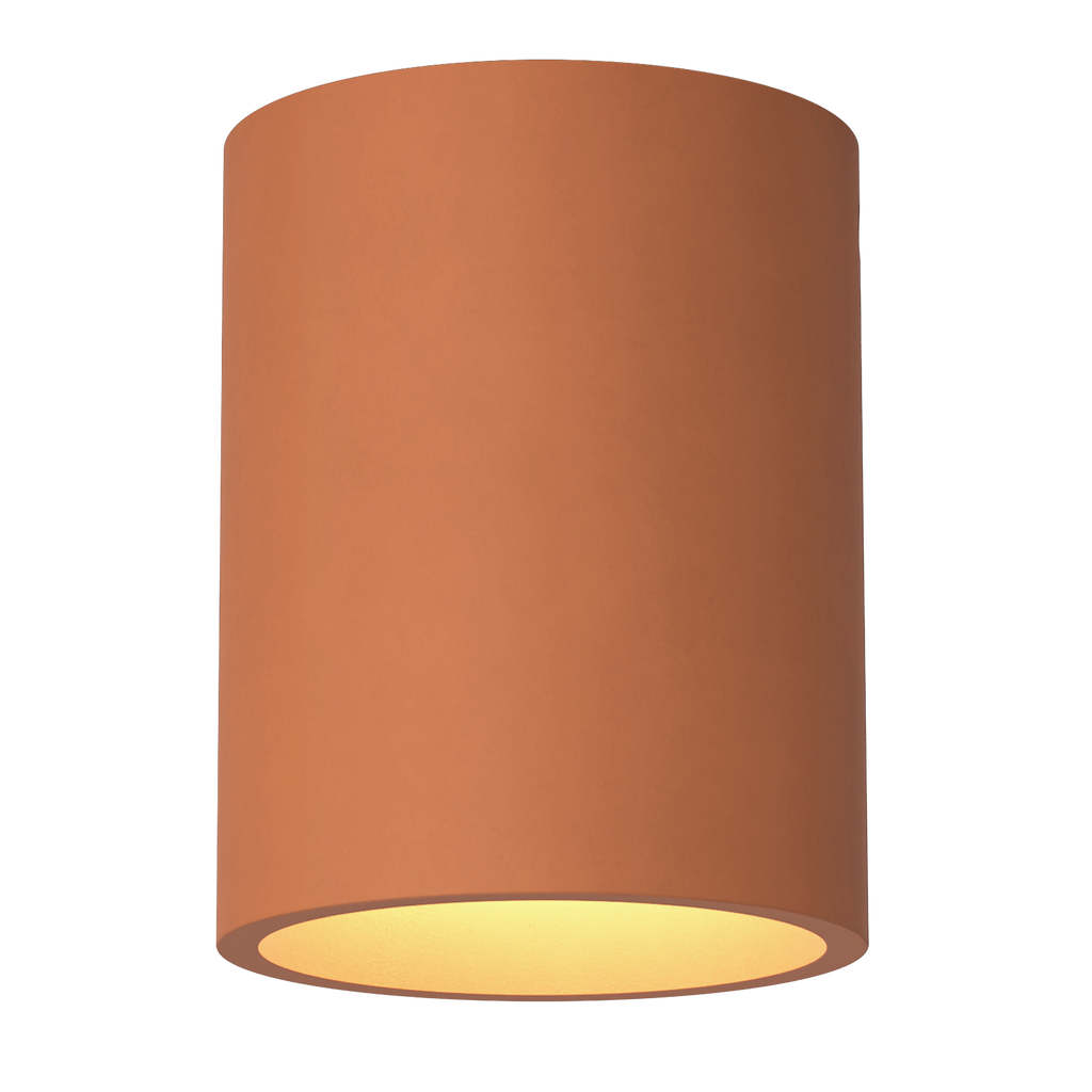 1326090 Kos Round Outdoor Downlight Terracotta Concrete