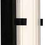 63126-1BK Clamp LED Black Wall Light