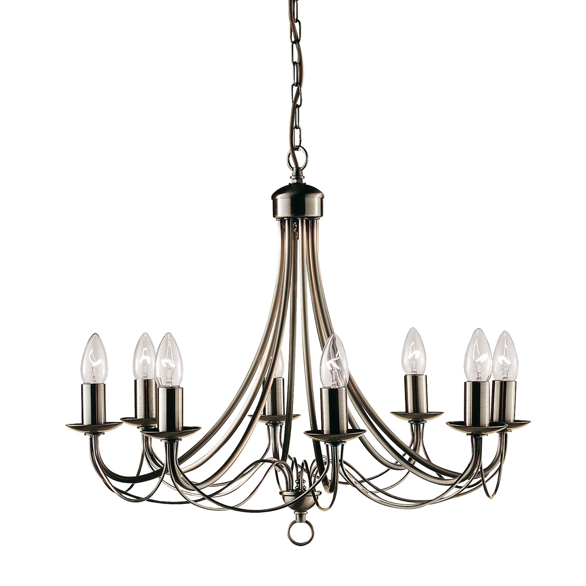 6348-8AB Maypole 8 Light Antique Brass Fitting