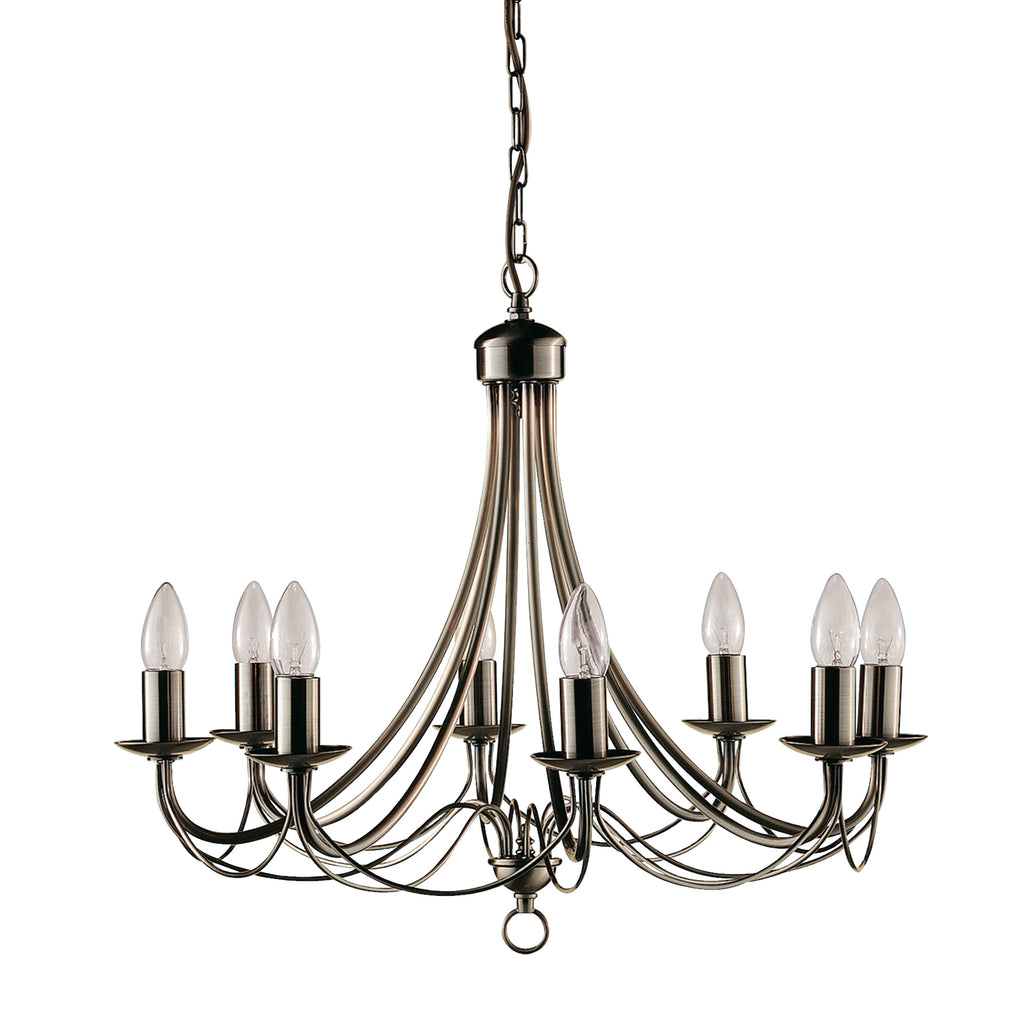 6348-8AB Maypole 8 Light Antique Brass Fitting