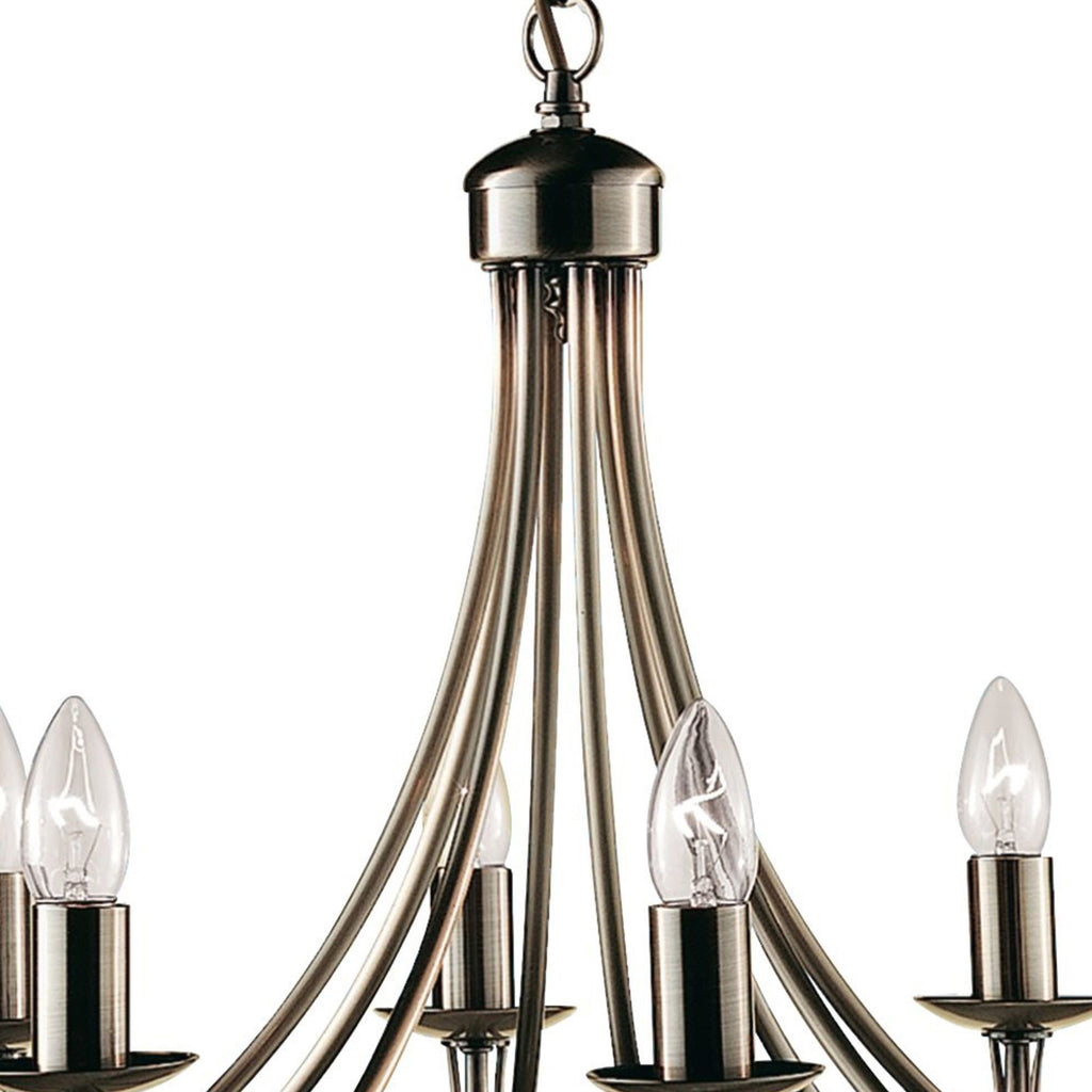 6348-8AB Maypole 8 Light Antique Brass Fitting