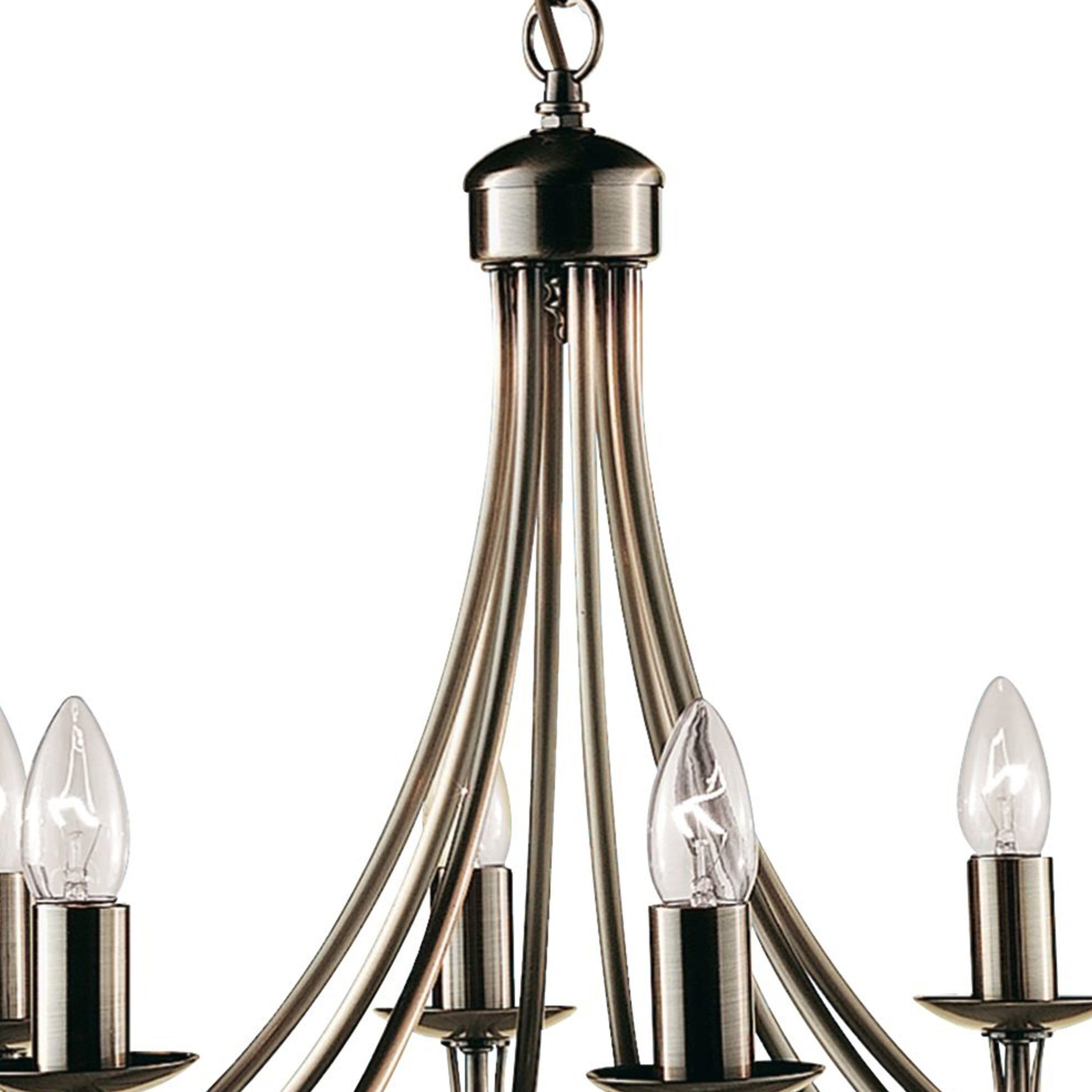 6348-8AB Maypole 8 Light Antique Brass Fitting
