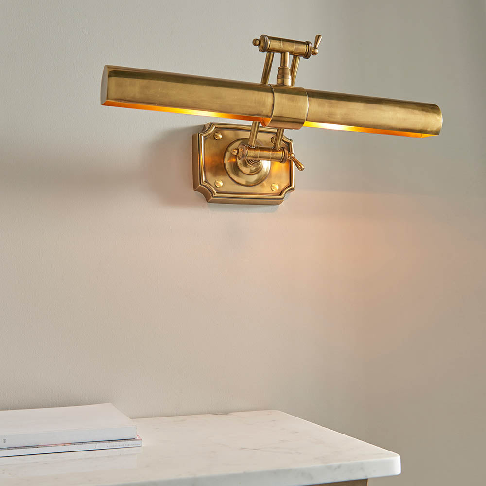 69833 Winchester 20" Picture Light Brass (S)