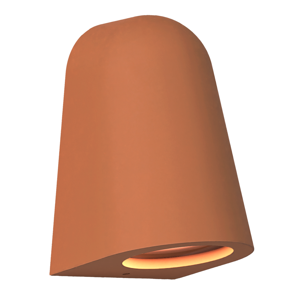 1317029 Mast Outdoor Wall Light Terracotta Concrete