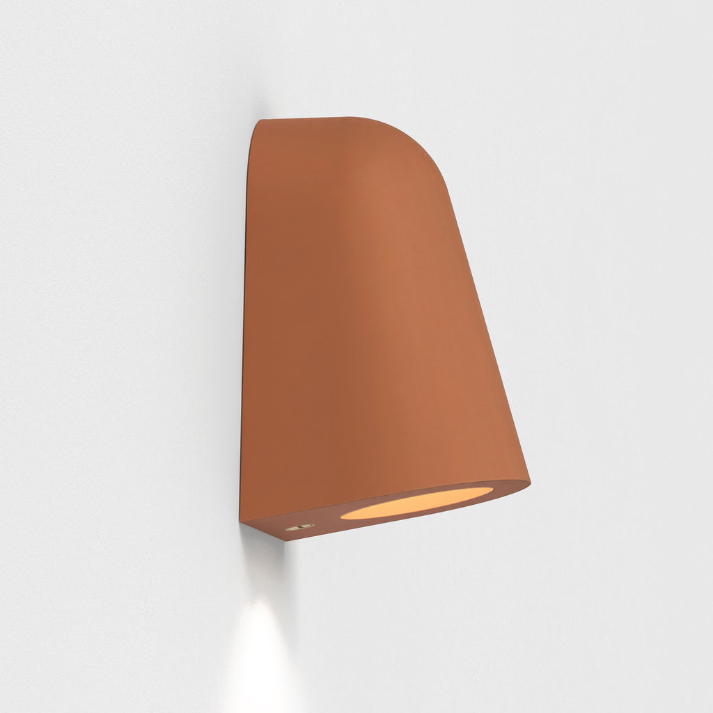 1317029 Mast Outdoor Wall Light Terracotta Concrete
