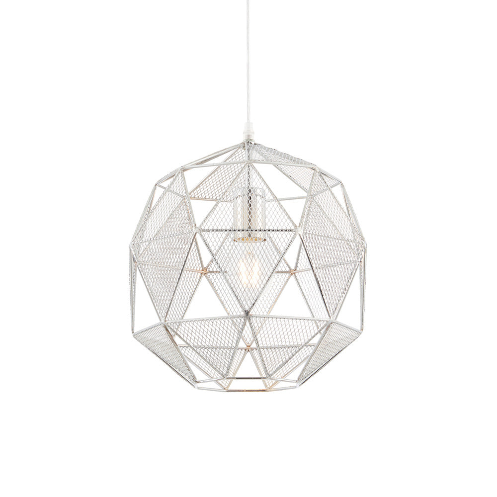 72817 Armour Pendant Chrome Effect (S)