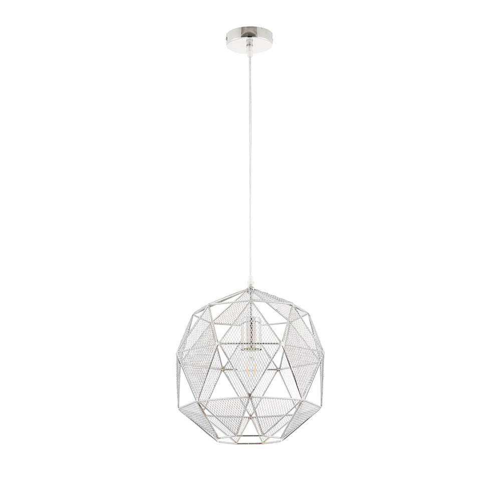 72817 Armour Pendant Chrome Effect (S)