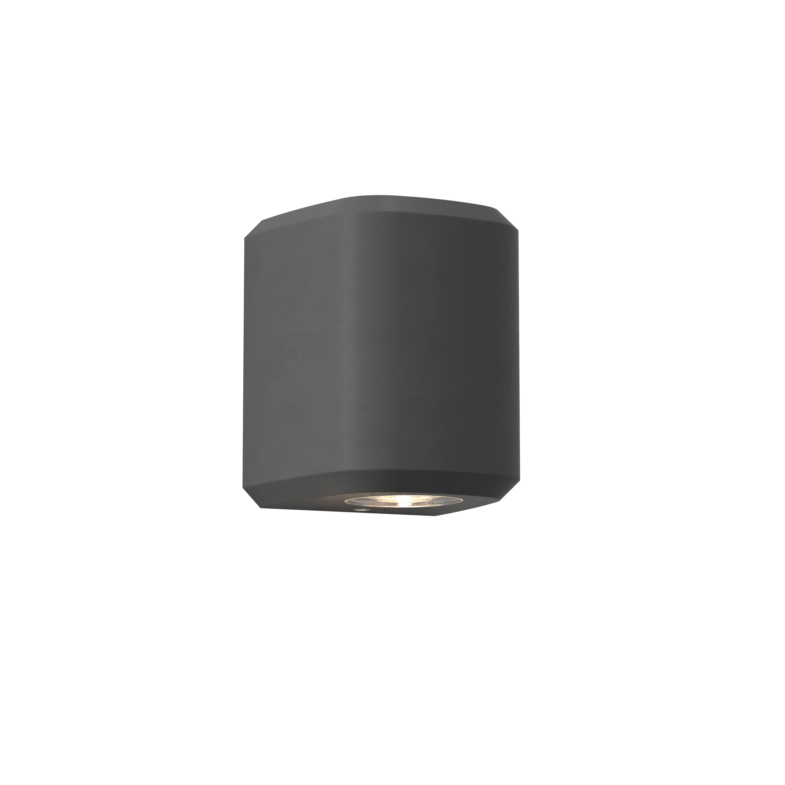 1513010 Brixham Outdoor Single Wall Light Charcoal Concrete