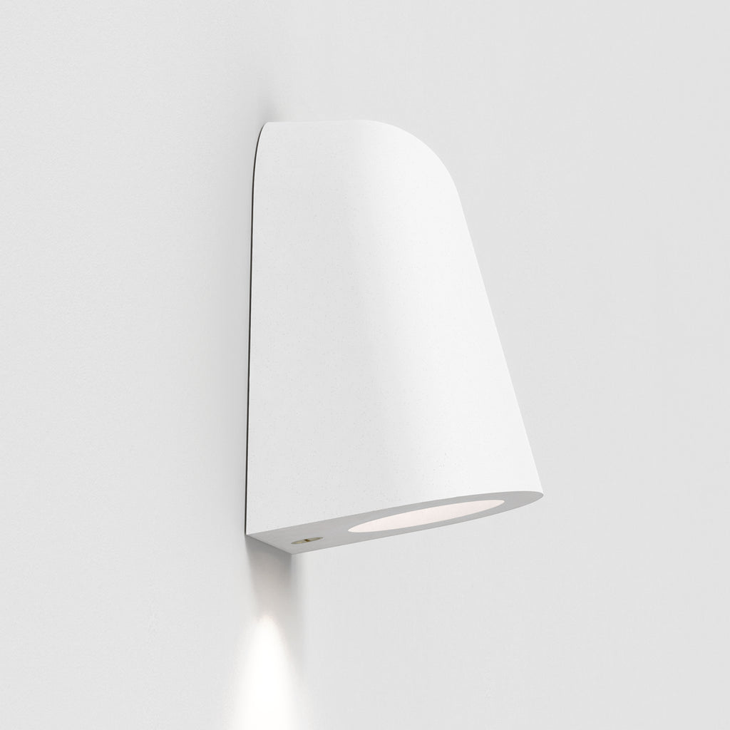 1317030 Mast Outdoor Wall Light White Concrete
