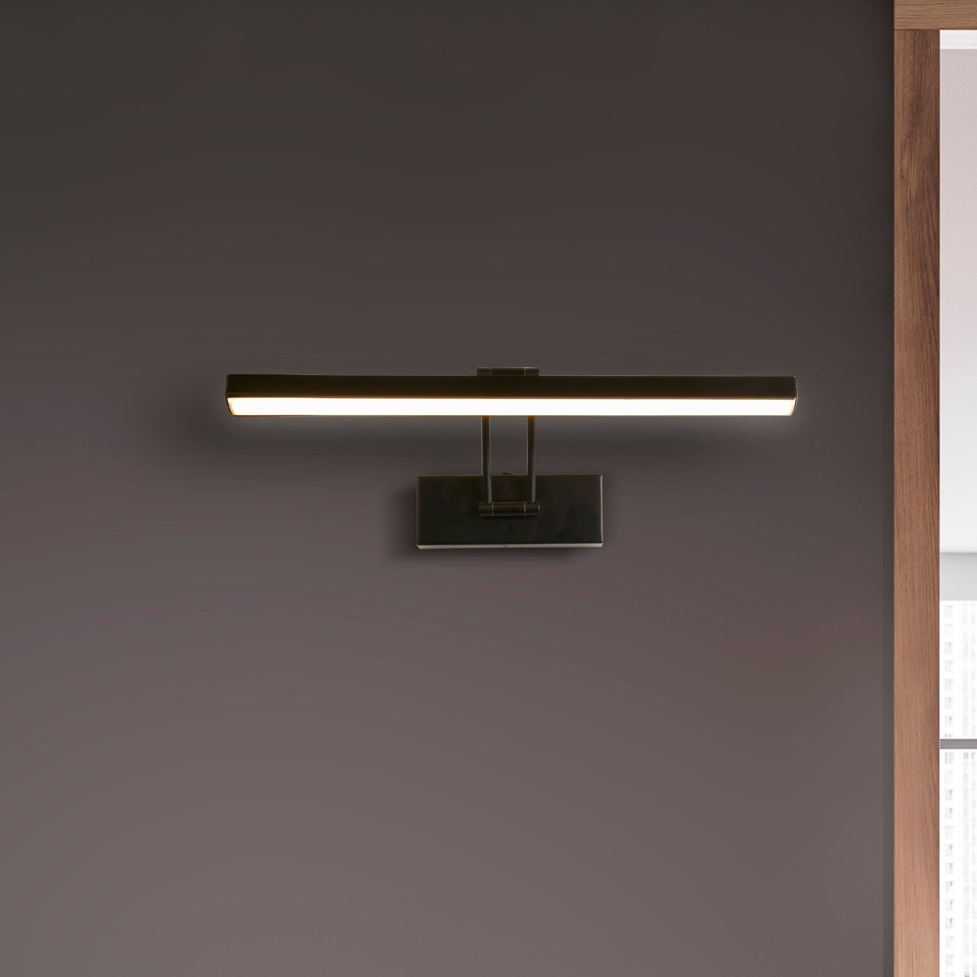 79825-40BK Rhodes LED Picture Light Black Metal