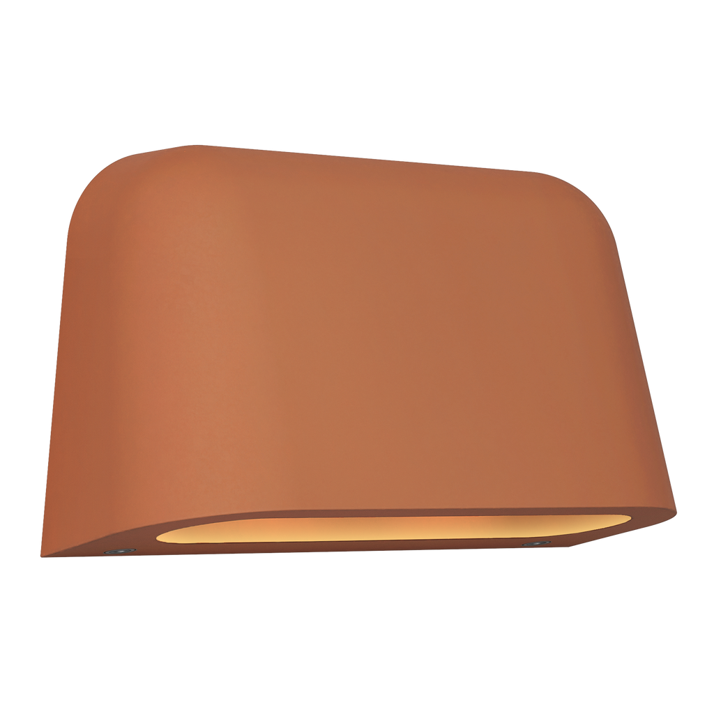 1317032 Mast Outdoor Twin Wall Light Terracotta Concrete