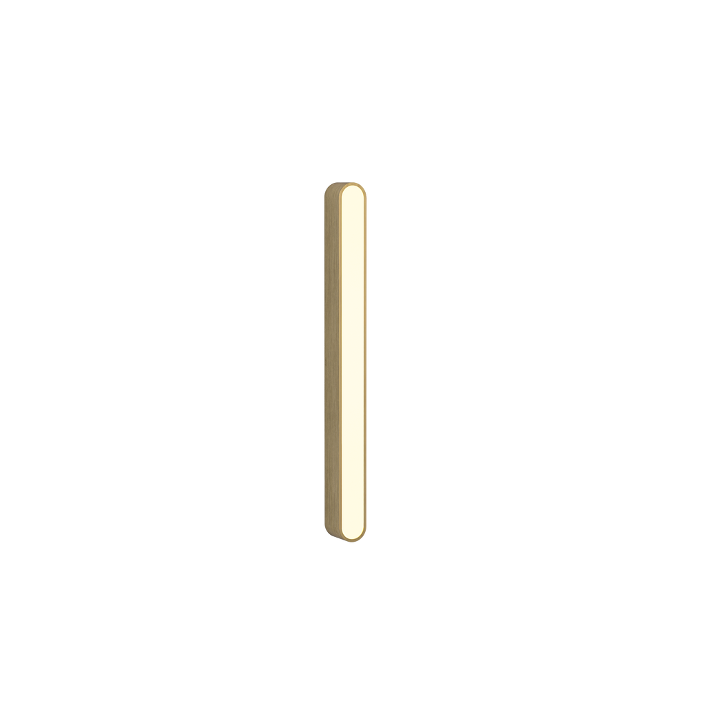 1440018 Atticus 600 3000K LED Bathroom Wall Light Matt Brushed Brass