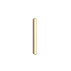 1440018 Atticus 600 3000K LED Bathroom Wall Light Matt Brushed Brass