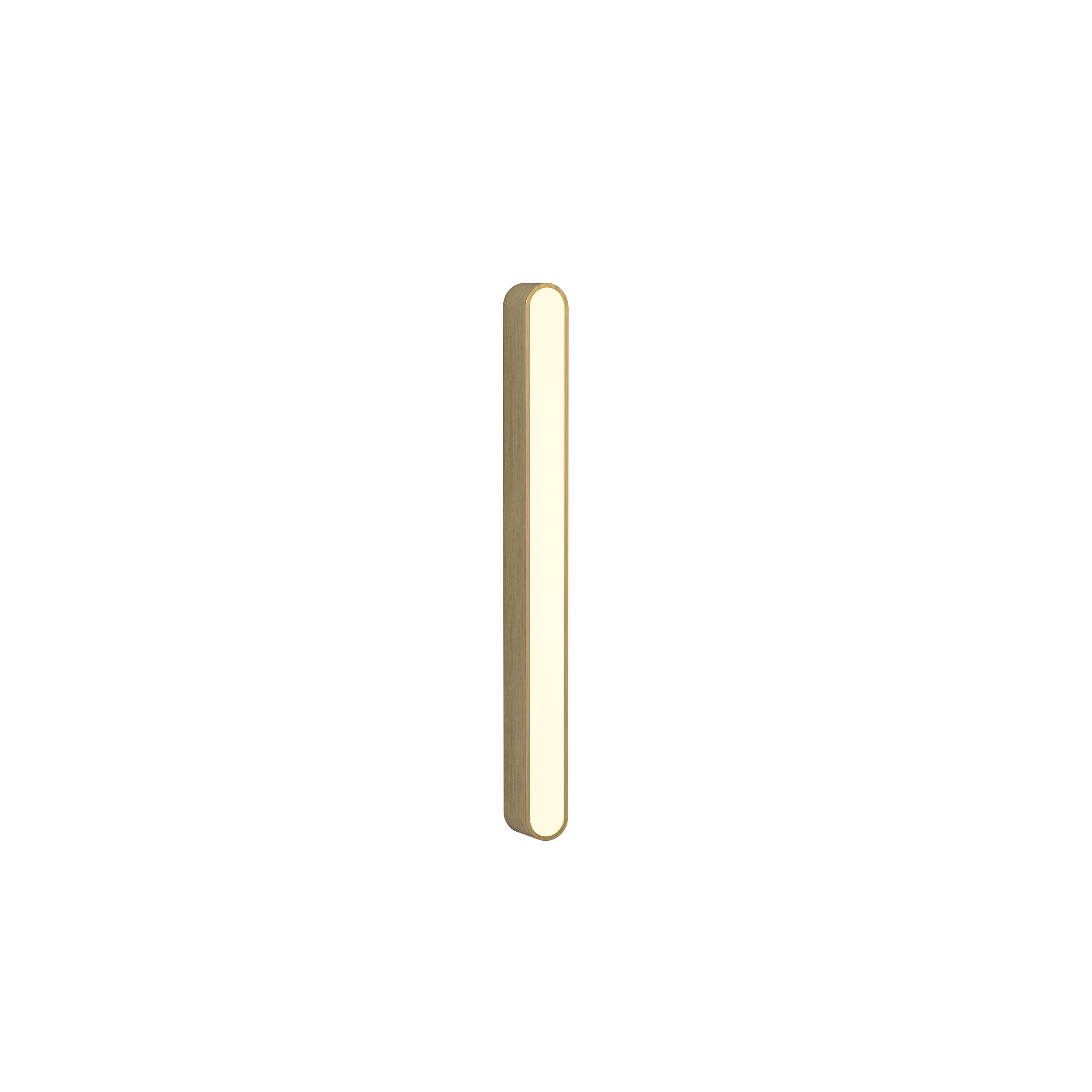 1440018 Atticus 600 3000K LED Bathroom Wall Light Matt Brushed Brass