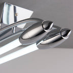 81691 Harper LED 2 Light Flush Ceiling Light Chrome