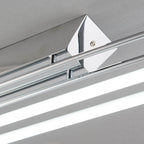 81691 Harper LED 2 Light Flush Ceiling Light Chrome