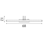 8343CC Picture Light - Chrome
