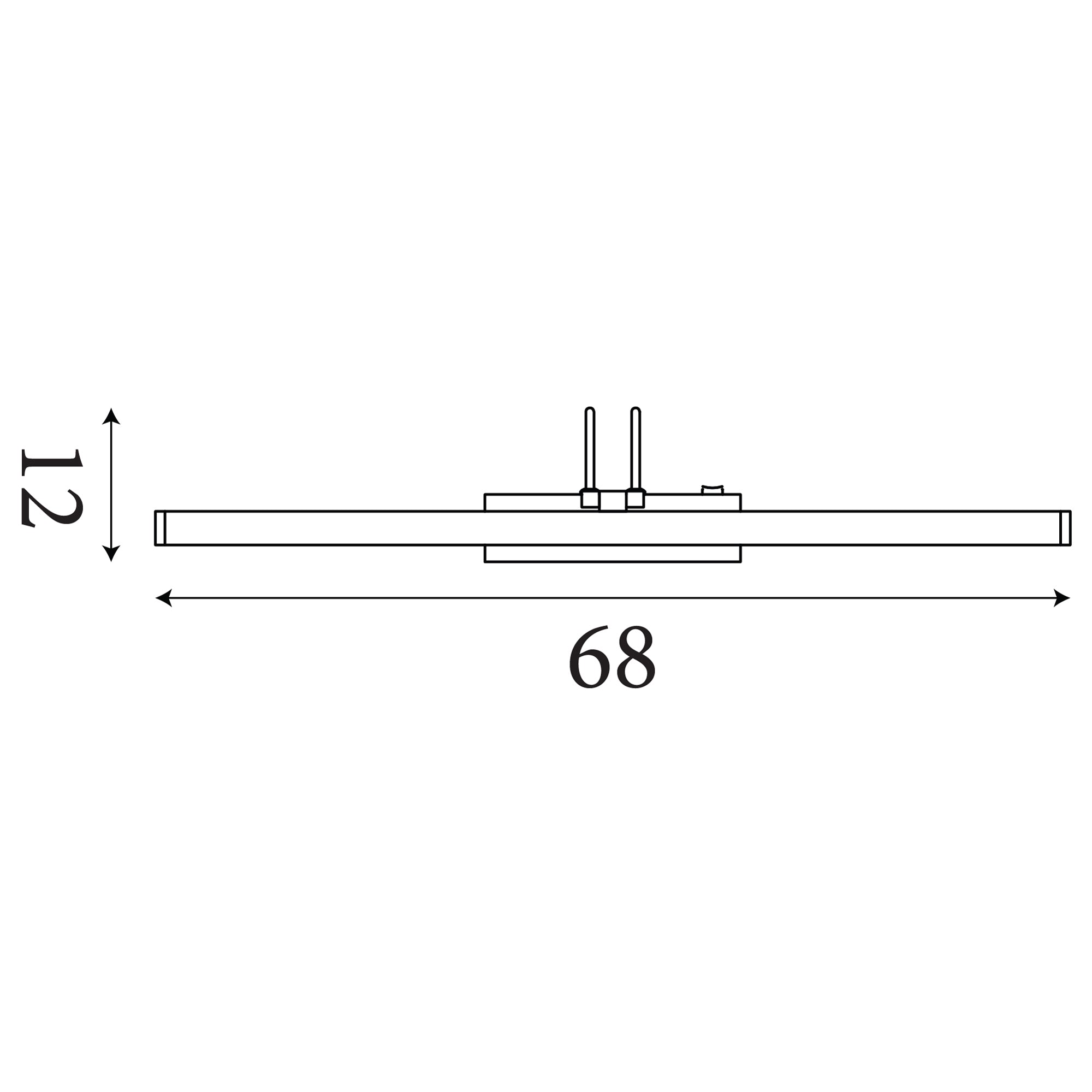 8343CC Picture Light - Chrome