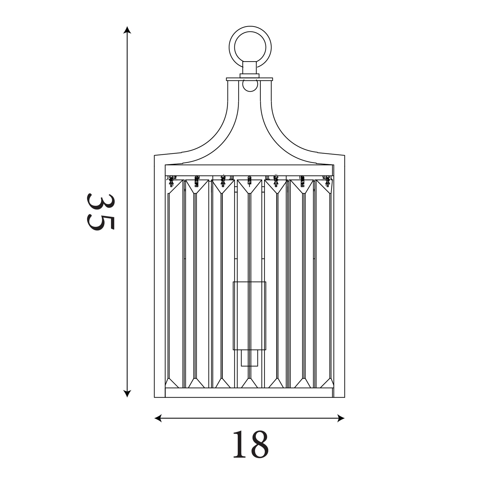 8571CC Victoria 1 Light Wall Light Chrome With Crystal Glass