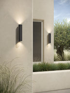 1428023 Ava 300 Coastal Wall Light PVD Brushed Gunmetal