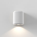 1513006 Brixham Outdoor Single Wall Light White Concrete