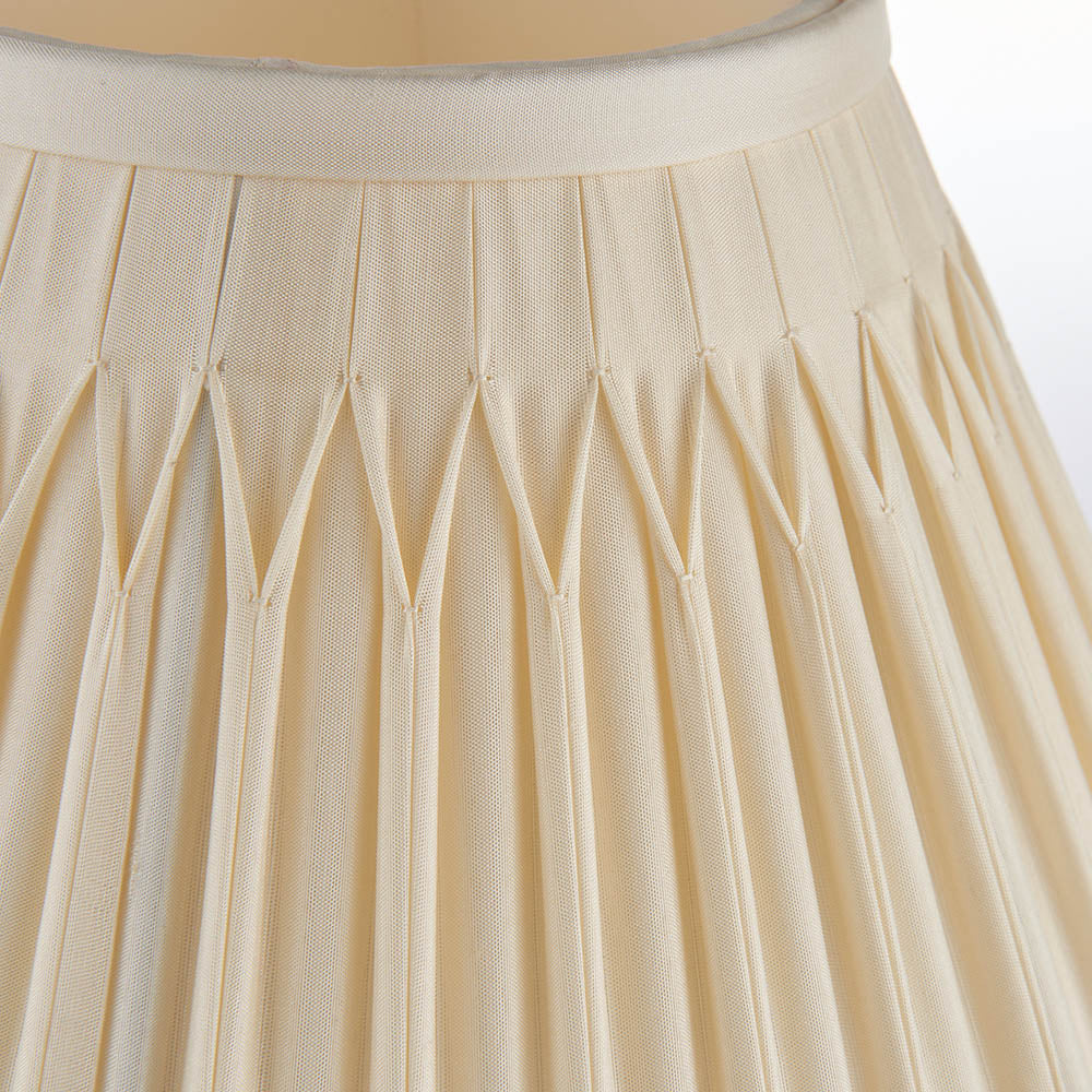 94355 Chatsworth 25cm Double Pinch Ivory Shade (S)