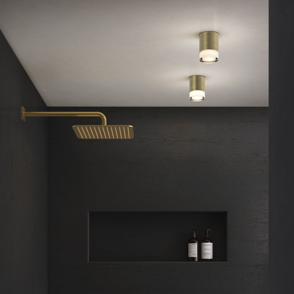 1474007 Ottawa Bathroom Downlight Matt Brushed Brass