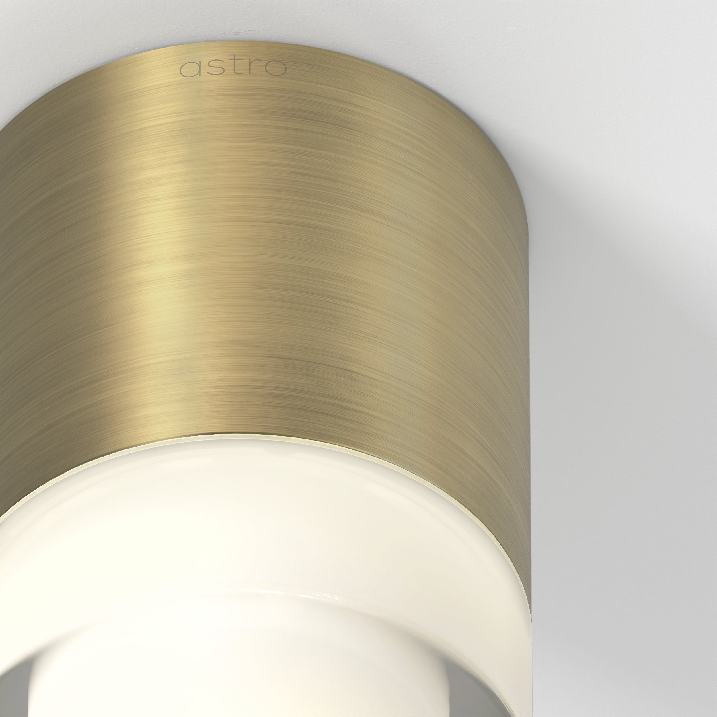 1474007 Ottawa Bathroom Downlight Matt Brushed Brass