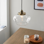 97691 Camberley Pendant Brass