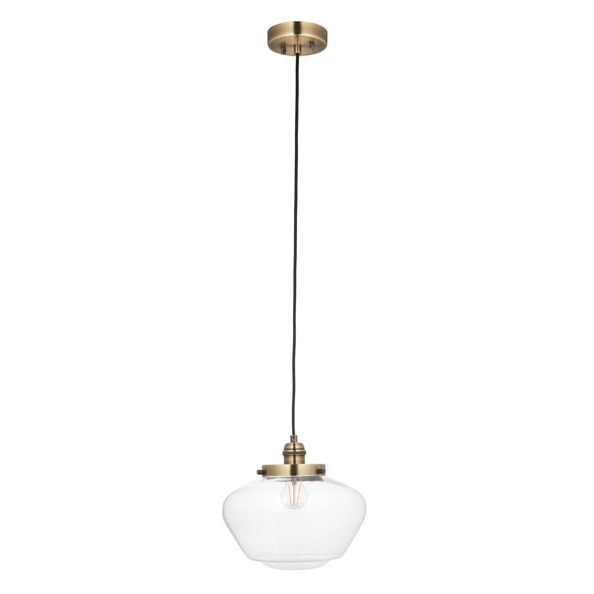 97691 Camberley Pendant Brass