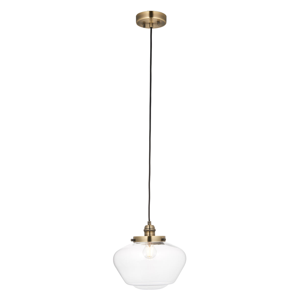 97691 Camberley Pendant Brass