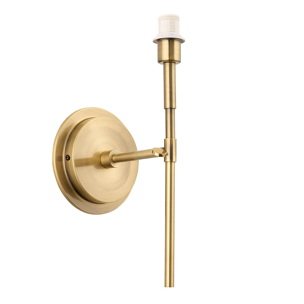 97872 Rennes Wall Light Fitting Only Antique Brass (S)