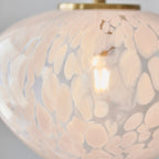 98815 Mali Pendant Brass White