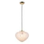 98815 Mali Pendant Brass White