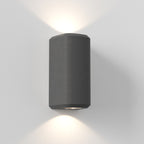1513016 Brixham Outdoor Twin Wall Light Charcoal Concrete