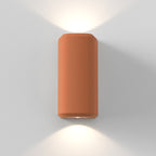 1513014 Brixham Outdoor Twin Wall Light Terracotta Concrete