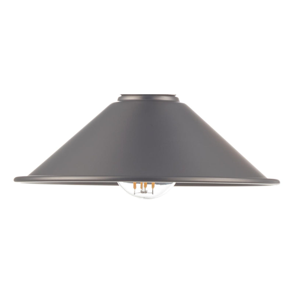 ACC862 Easy Fit Pewter Metal Shade 18cm