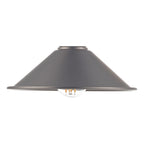 ACC862 Easy Fit Pewter Metal Shade 18cm