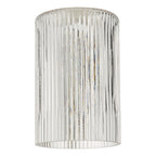 ACC869 Easy Fit Cylinder Ribbed Glass Shade