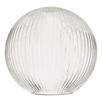 ACC870 Easy Fit Ribbed Round Glass Shade