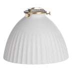 ACC879 Easy Fit White Domed Ceramic Shade 17cm