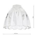 ACC881 Easy Fit Scalloped Bell Glass Shade