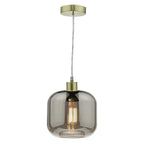 AID6510B Aiden Easy Fit Pendant Smoked Glass