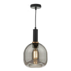 AID6510C Aiden Easy Fit Pendant Smoked Glass