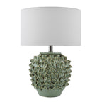 AIL4224-PYR142 Ailsa Table Lamp Green Ceramic With Shade