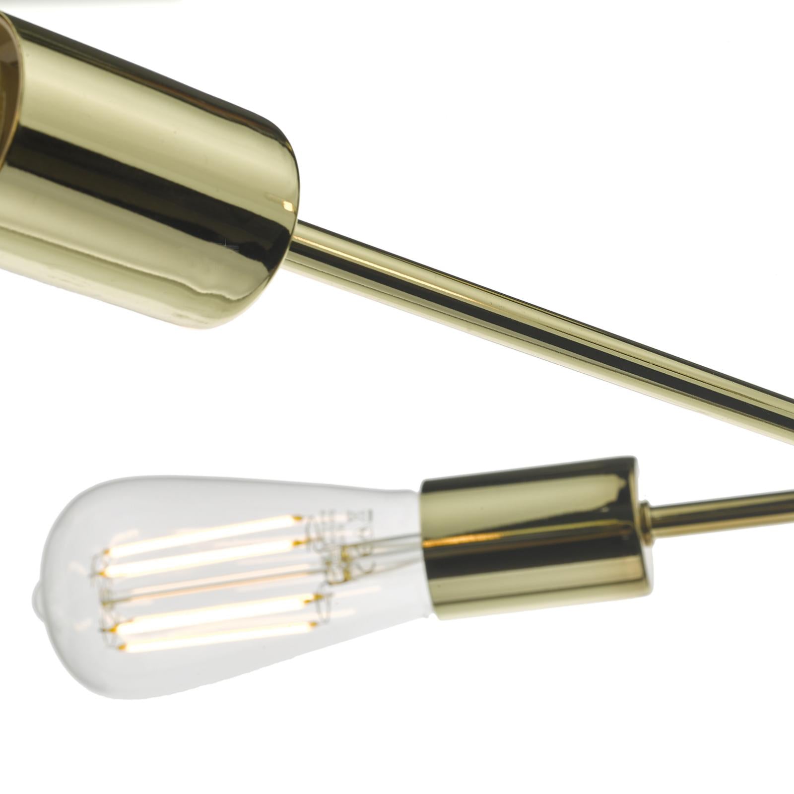 ALA0635 Alana 6 Light Armed Pendant Polished Gold