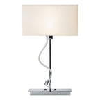 AMA4050-S1021 Amalfi Table Lamp Polished Chrome With Shade LED