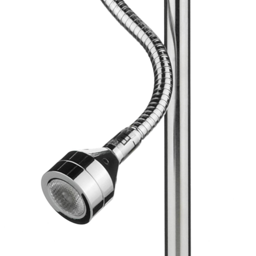 AMA4050-S1021 Amalfi Table Lamp Polished Chrome With Shade LED