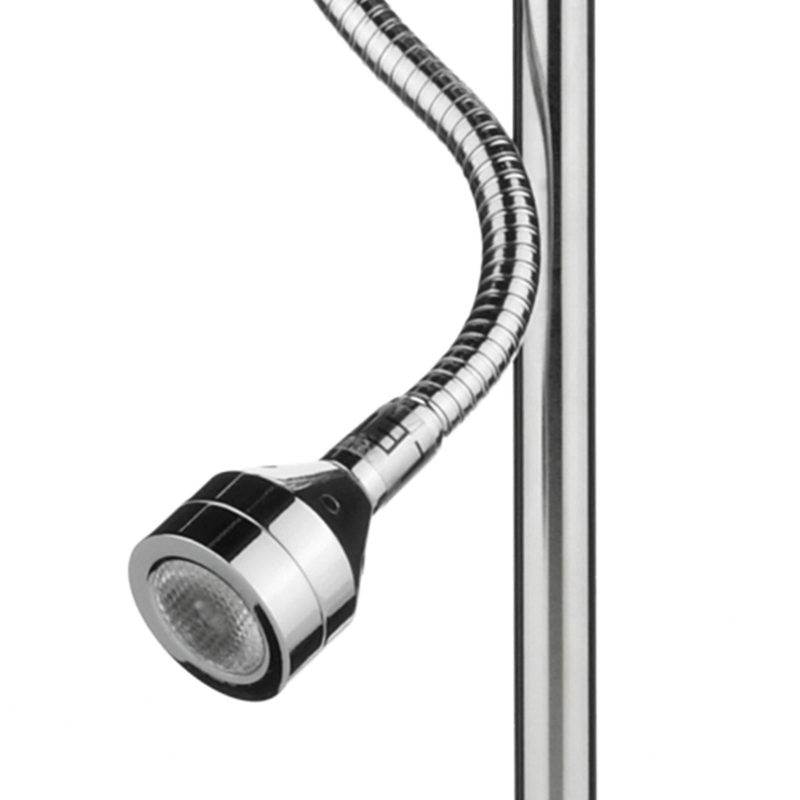 AMA4050-S1021 Amalfi Table Lamp Polished Chrome With Shade LED